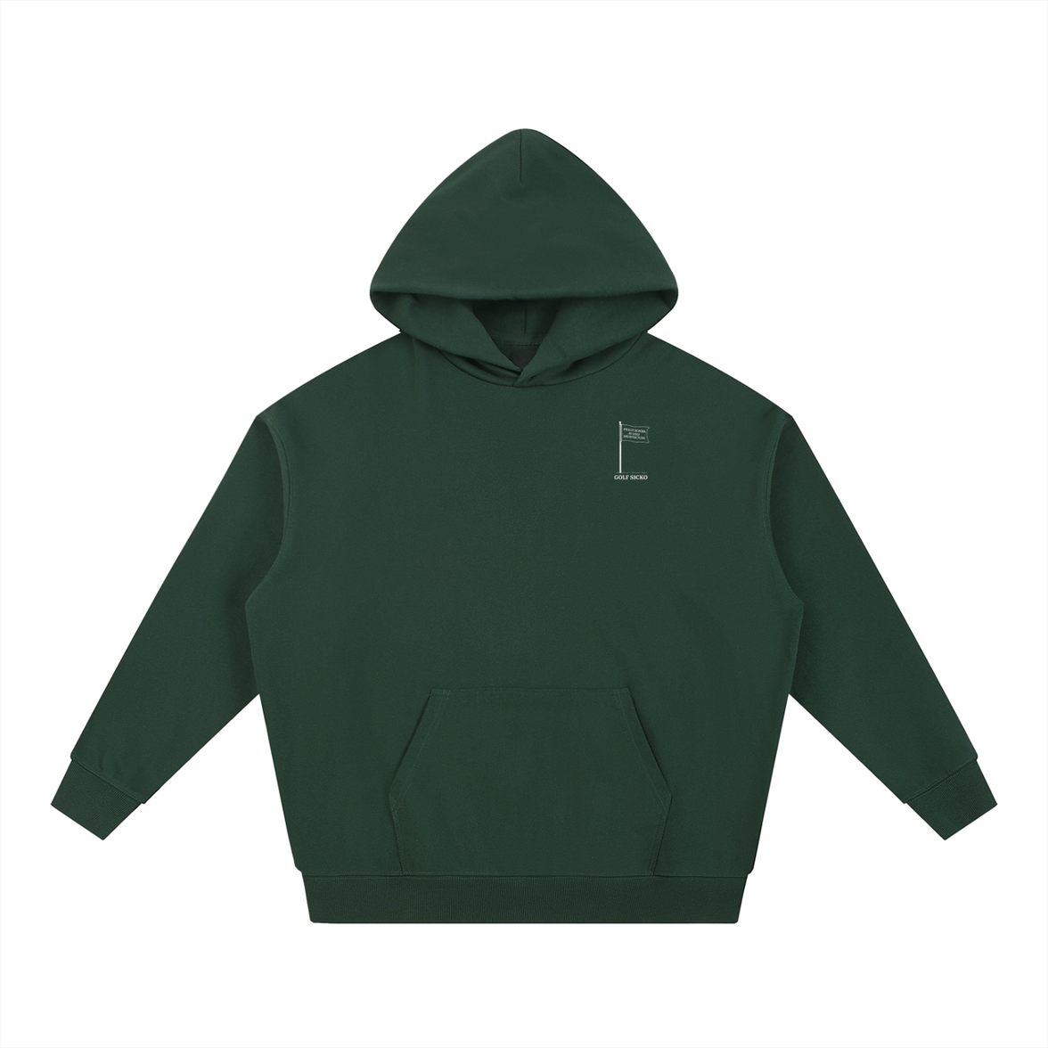 Philadelphia School Heavyweight Hoodie - Forest Green